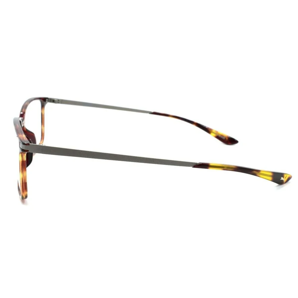 PUMA PU0114O 002 Eyeglasses Frames 55-14-145 Havana / Silver